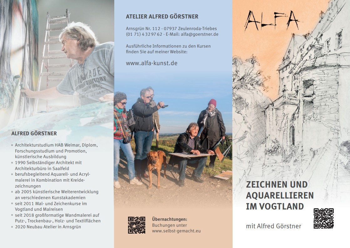 Zeichnen und Aquarellieren im Vogtland_1