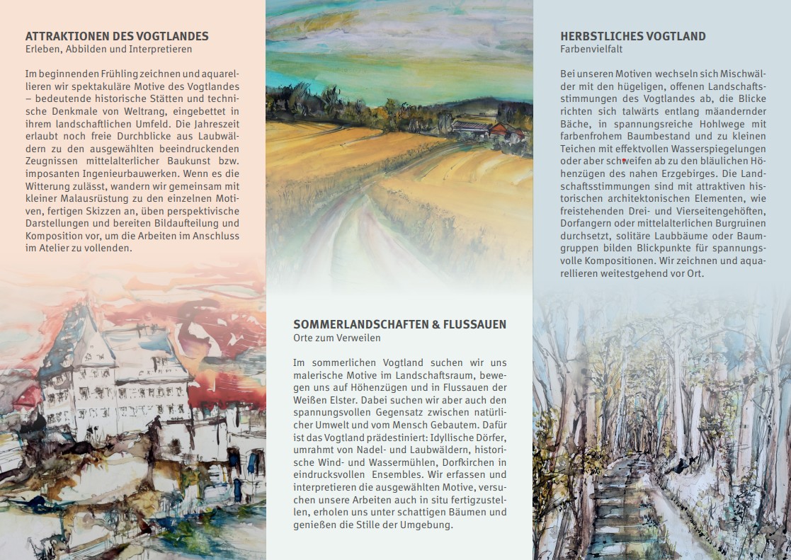 Zeichnen und Aquarellieren im Vogtland_2